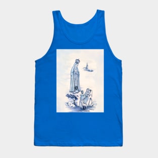 Our Lady of Fatima and 3 children Lucia, Francisco, Jacinta Tank Top